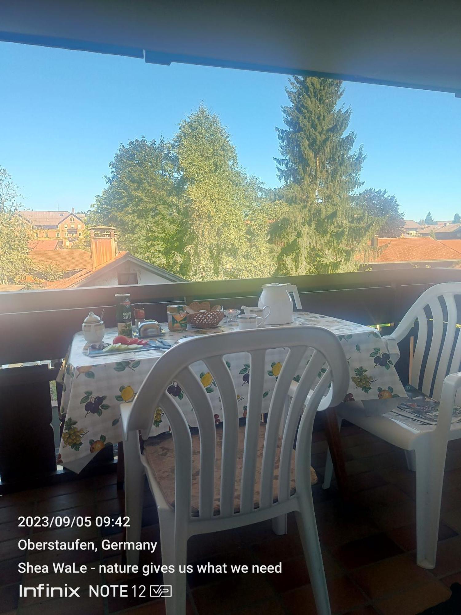 Allgaeu Vibes - Fusslaeufige Erreichbarkeit Vom Bahnhof, Mit Aussicht, Wettergeschuetzter Balkon اوبرستوفن المظهر الخارجي الصورة