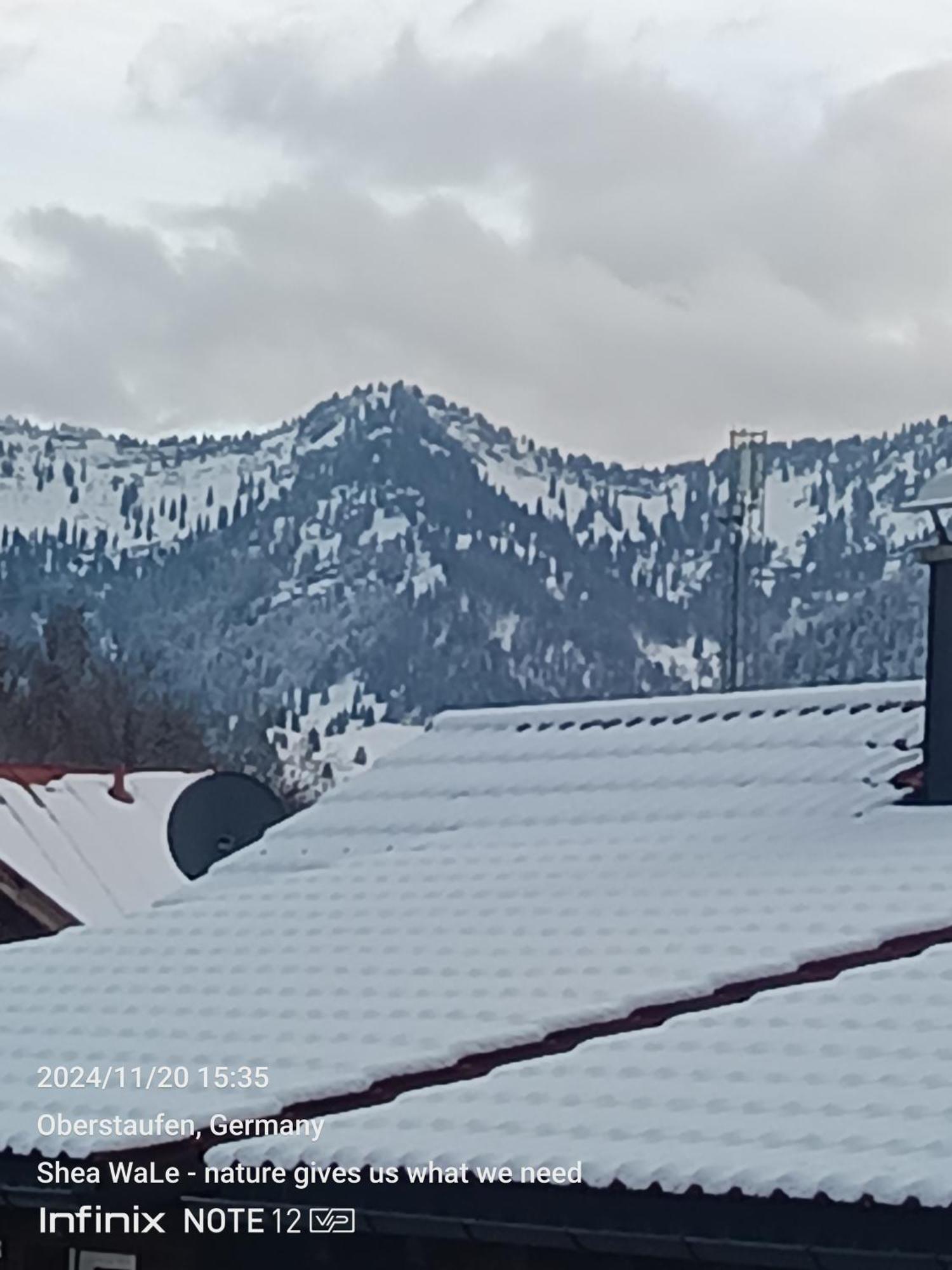 Allgaeu Vibes - Fusslaeufige Erreichbarkeit Vom Bahnhof, Mit Aussicht, Wettergeschuetzter Balkon اوبرستوفن المظهر الخارجي الصورة